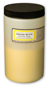 Vibrant Procion MX Lemon Yellow dye in 450g, perfect for cold water dyeing on cotton and plant-based fabrics.