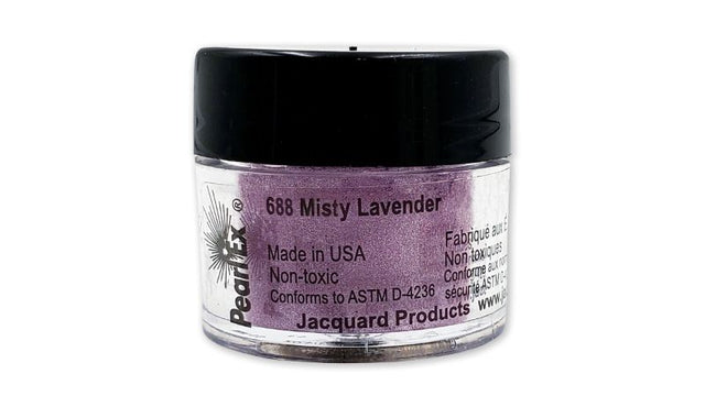 Pearl Ex Powdered Pigment in Misty Lavender, a versatile 3g pigment for stunning metallic and pearlescent art effects.