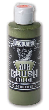 AIRBRUSH paint in Military Green, 118.29ml, ideal for versatile artistic projects on various surfaces. Non-toxic and easy to use.