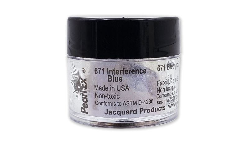 PEARL EX Powdered Pigment -JACQUARD INTERFERENCE BLUE 671 (3g)