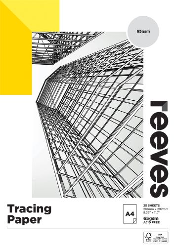 Reeves Tracing Paper Pads A4 65GSM