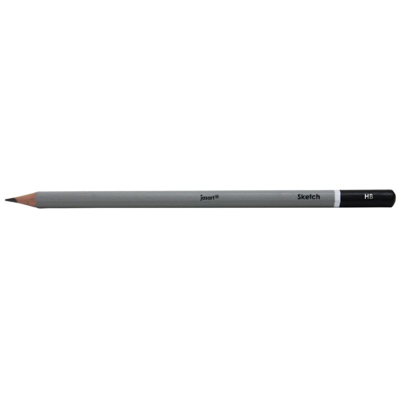 JASART Studio Quality HB Sketching Pencil, ideal for detailed sketches, crafted from premium wood and FSC certified.