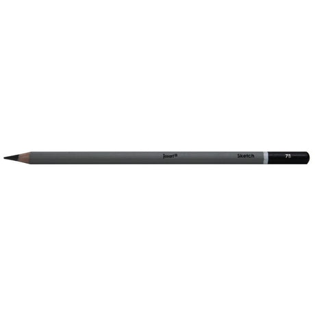 High-quality JASART 7B sketching pencil crafted from FSC certified wood for smooth sharpening and rich, dark strokes.