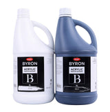 Large bottle of JASART BYRON Magenta acrylic paint, 2 litres, vibrant, non-toxic, suitable for various surfaces.