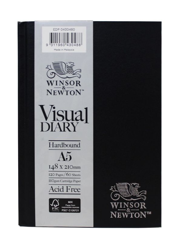 Visual Diary - Winsor & Newton Hard Bound - FSC A5 (60sht)