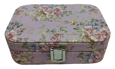 Elegant floral jewellery box from Smartfox NZ, 15cm, perfect for organizing and displaying your precious jewelry.