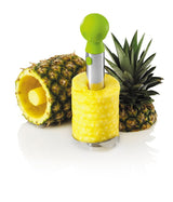 Zeal Pineapple Cutter with stainless steel blade and soft-touch handle for quick, mess-free pineapple preparation.