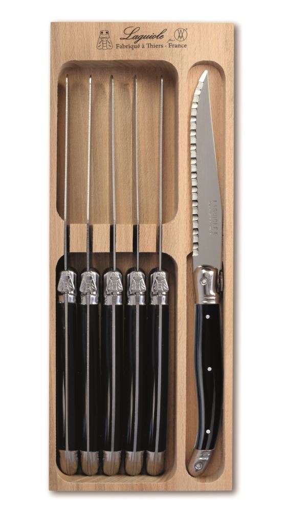 Steak Knives Set of 6 - Andre Verdier - Black