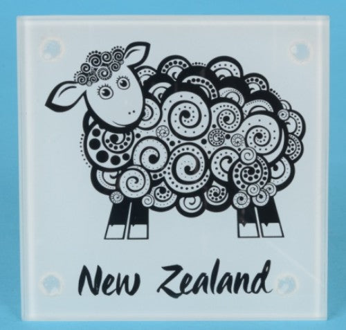 Coaster Set - Glass Sheep