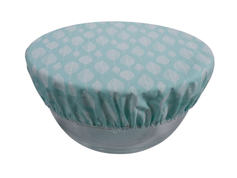 Eco-friendly Karlstert Cotton Bowl Cover (30-34cm) for stylishly preserving food, perfect for picnics and preventing pest intrusion.