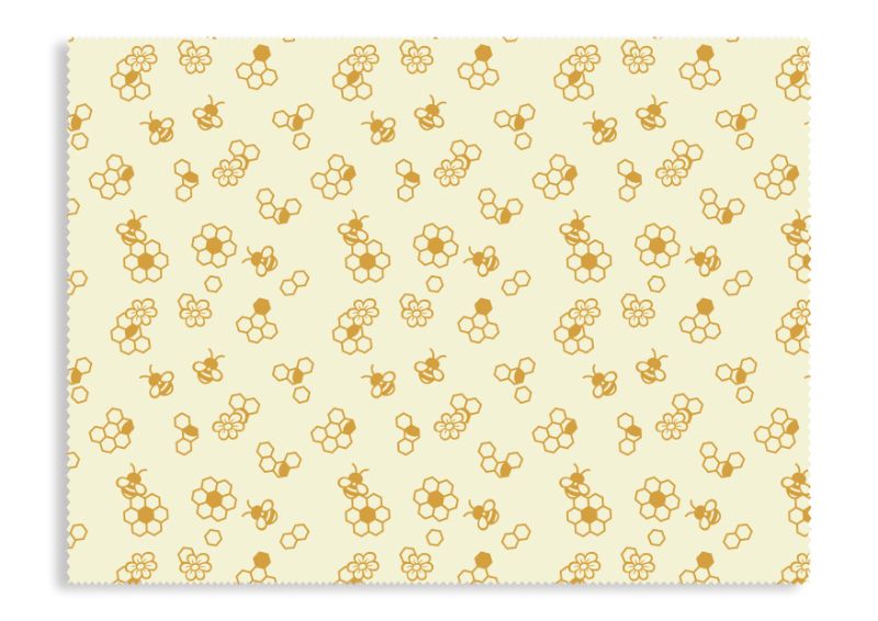 Eco-friendly Karlstert Beeswax Food Wrap for baguettes, reusable and antibacterial, measures 43 x 58.5 cm for versatile food storage.