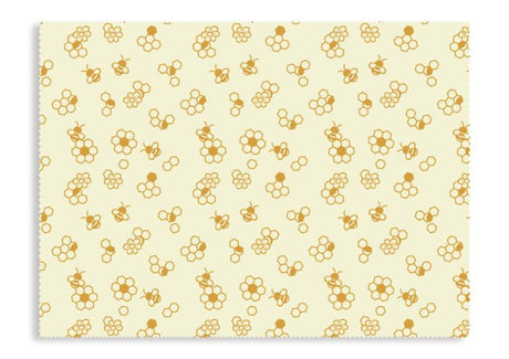 Eco-friendly Karlstert Beeswax Food Wrap for baguettes, reusable and antibacterial, measures 43 x 58.5 cm for versatile food storage.