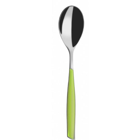 Bugatti Glamour Green All Purpose Spoon, 22cm; stylish and ergonomic for versatile kitchen use.