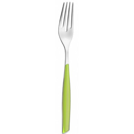 Elegant Bugatti Glamour Green Table Fork, combining vibrant color with ergonomic design for a refined dining experience.