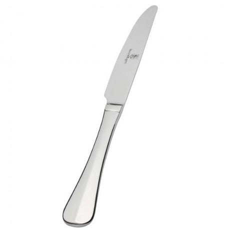 Set of 6 Stanley Rogers Baguette Dessert Knives featuring sharp serrated edges and ergonomic handles for elegant serving.