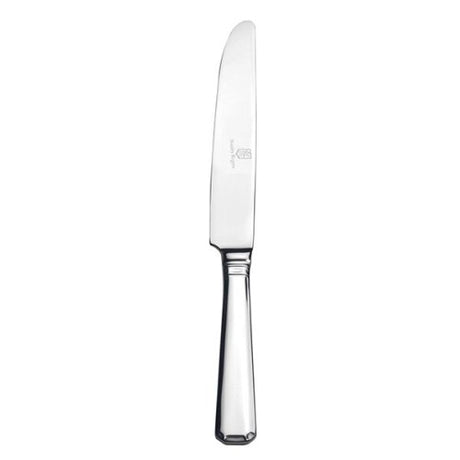 Elegant stainless steel table knife with ergonomic design, perfect for cutting and serving at any dining occasion.