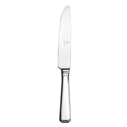 Elegant stainless steel table knife with ergonomic design, perfect for cutting and serving at any dining occasion.