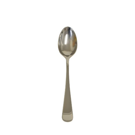 Set of 6 elegant stainless steel dessert spoons by Rockingham, perfect for enjoying cakes and puddings with style.