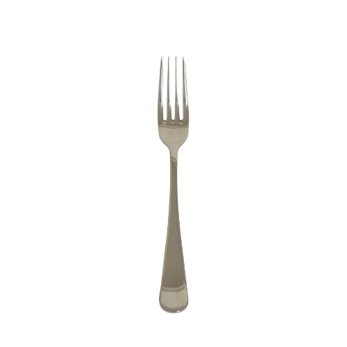 Elegant set of 6 stainless steel dessert forks for cakes and pastries, combining style and functionality.