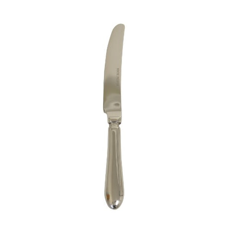Set of 6 elegant Rockingham Rotherham dessert knives with hollow handles for easy handling and precise cutting of desserts.