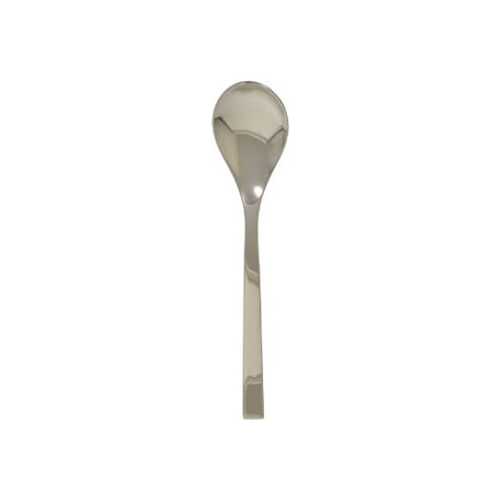 Set of 6 Rockingham Swinton Dessert Spoons in stainless steel, featuring a luxurious finish and timeless design for elegant dining.