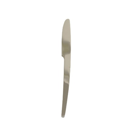 Set of 6 elegant stainless steel dessert knives with ergonomic handles, perfect for cutting cakes and pastries.