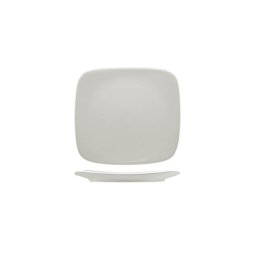 Elegant Leela Baralee 16x16cm square plate, perfect for serving appetizers or desserts, combining modern design with durability.