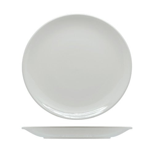 Elegant 26cm Rockingham Coupe Dinner Plate, perfect for all meals with a modern design and durable, dishwasher-safe construction.