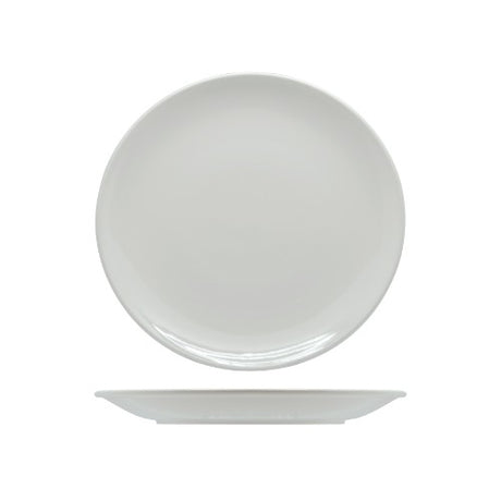 Set of 6 elegant Rockingham Coupe Luncheon Plates, 22.5cm, modern design, durable stoneware, perfect for any dining occasion.