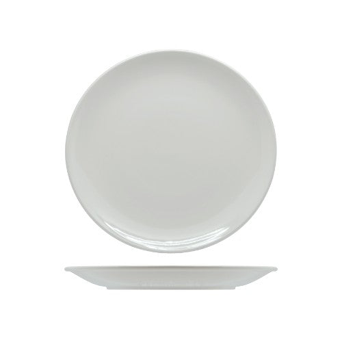 Set of 6 elegant Rockingham Coupe Luncheon Plates, 22.5cm, modern design, durable stoneware, perfect for any dining occasion.
