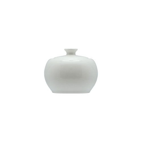 Elegant Rockingham Covered Sugar Pot Set of 6, perfect for enhancing tea or coffee settings with style and functionality.