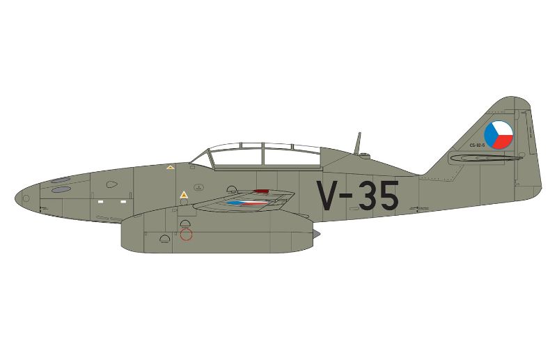 Airfix Kit Model - MMesserschmitt Me 262B-1a/U1