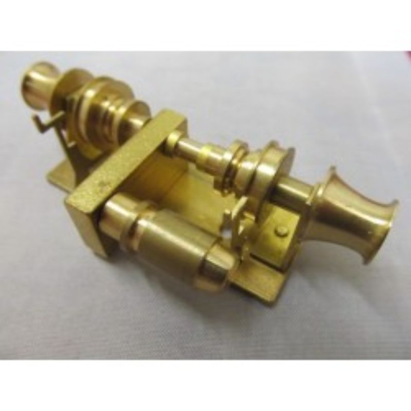 Realistic 80mm wooden ship anchor winch model, ideal for enhancing various maritime model kits.