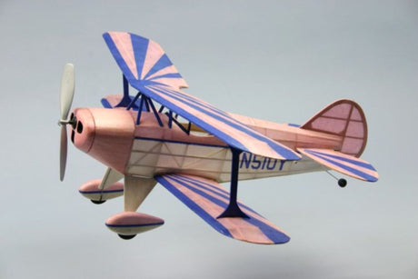 Balsa Glider - 18" Pitts Special S-1 model airplane kit with 45cm wingspan, colorful decals, and easy assembly instructions.