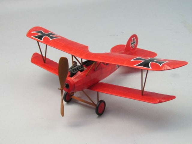 Lightweight 18" balsa wood glider featuring a classic Albatros D-5 design for smooth flights and creative play.