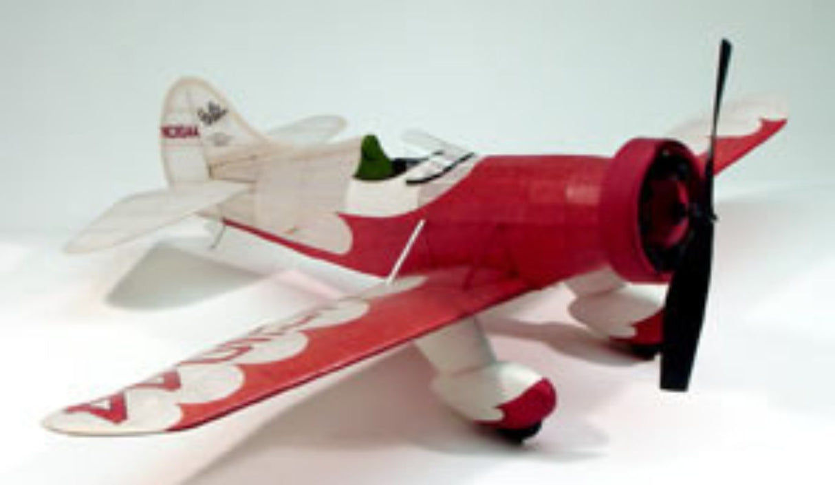 Balsa Glider - 30" Gee Bee Model E, a lightweight wooden model designed for impressive flight performance and outdoor fun.