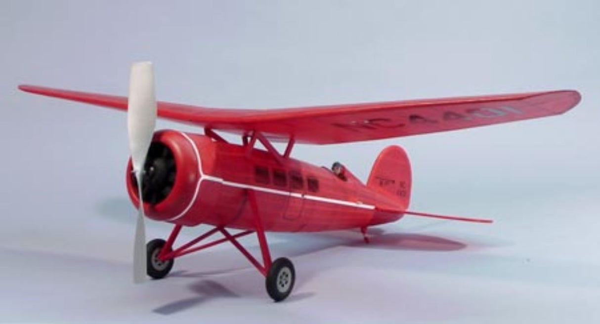 Balsa Glider - 30" Lockheed Vega, premium balsa wood model with 76cm wingspan, designed for optimal flight performance.