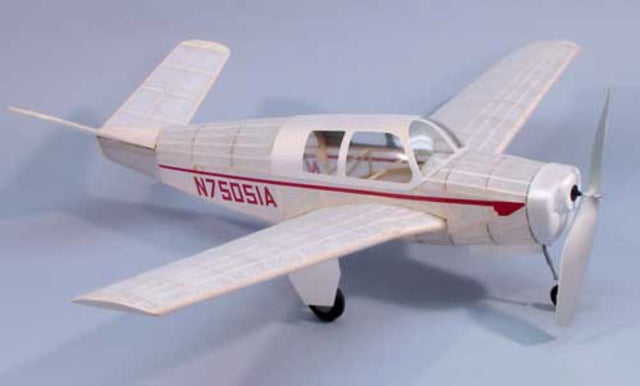 Lightweight 30" Balsa Glider Bonanza Model 35 with 76cm wingspan, ideal for outdoor fun and learning about flight.