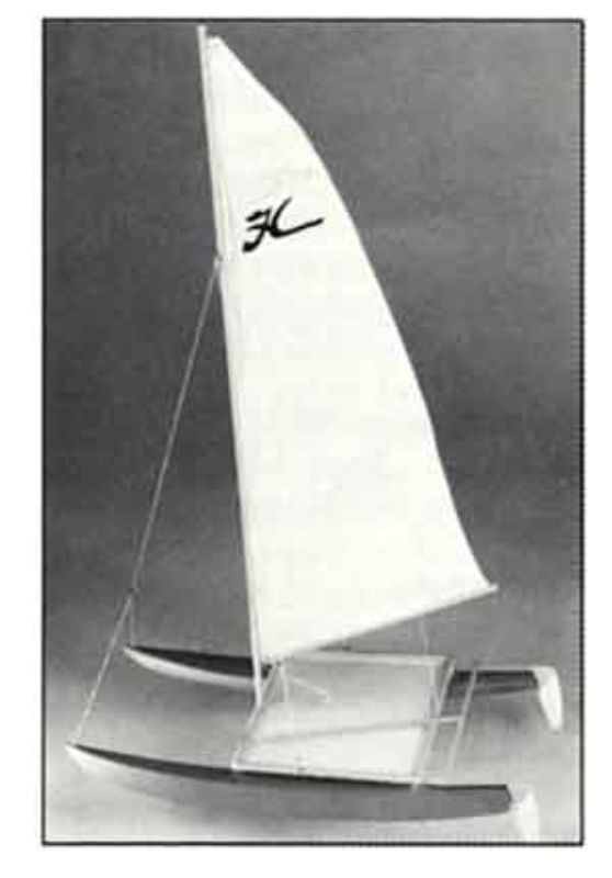 Wooden Ship Kit - 14" Sailboat Hobie Cat