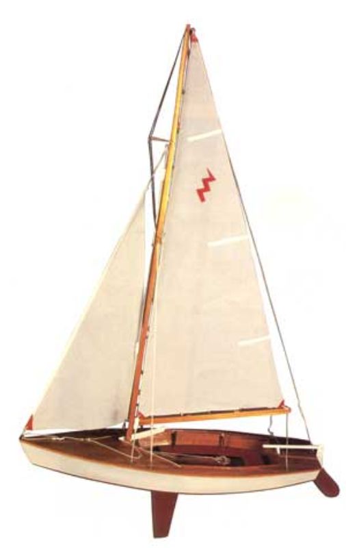 Wooden Ship Kit - 19" Sailboat Lightning