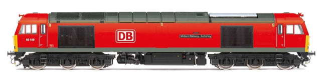 Hornby Class 60 model 60100 Midland Railway - Butterley, featuring detailed Co-Co configuration and nostalgic Era 11 design.