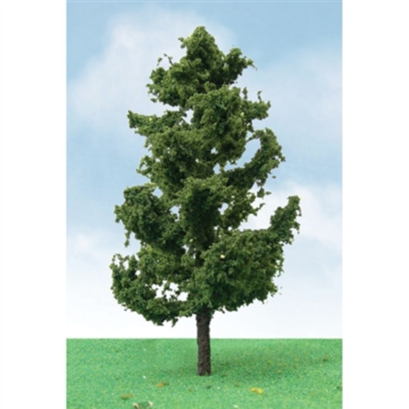 Realistic 1:25 scale spruce trees for model landscapes, enhancing dioramas with vibrant colors and intricate detailing.