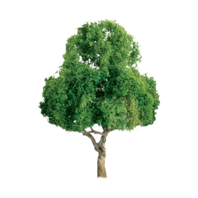 Detailed 75mm deciduous trees, perfect for enhancing model landscapes in railway layouts and dioramas.