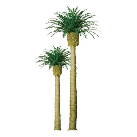 Lifelike 75mm Phoenix Palm for model landscapes, perfect for adding tropical flair to dioramas and railway settings.