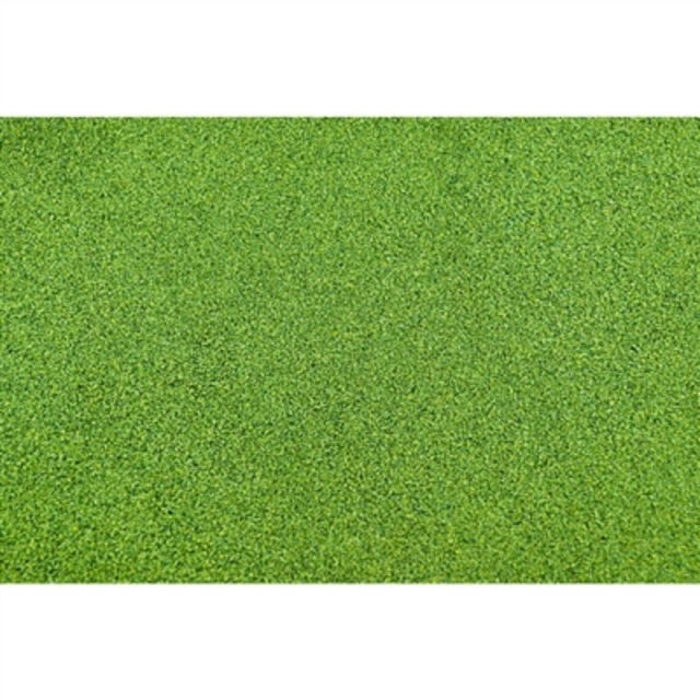 Light green grass mat measuring 2500 x 1250mm, ideal for landscaping, events, and play areas, with realistic appearance and UV resistance.