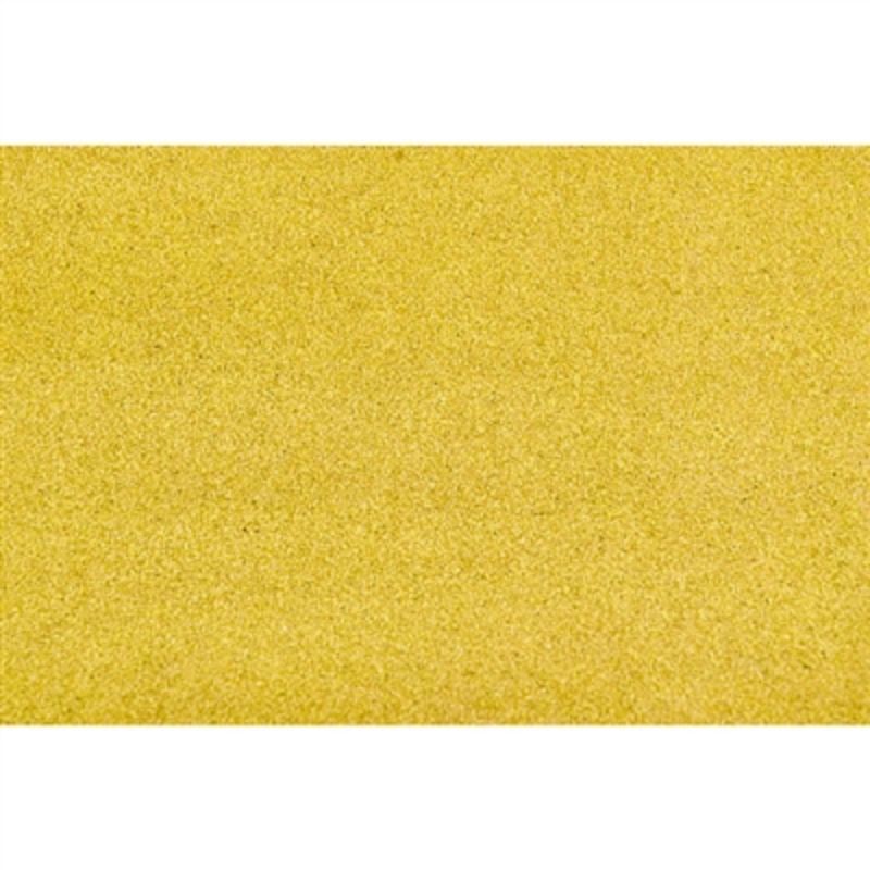 Vibrant yellow grass mat measuring 2500 x 1250mm, ideal for outdoor play areas, picnics, and pet-friendly spaces.