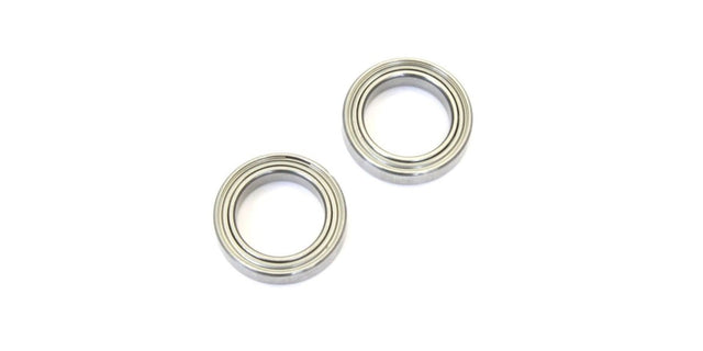 Kyosho Shield Bearing set (2pcs) for RC cars, 12x18x4mm, enhances performance by reducing friction and increasing durability.