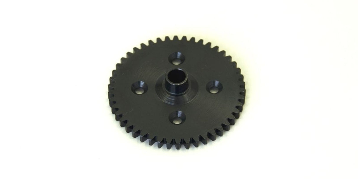 Kyosho Steel Spur Gear 46T for RC vehicles, enhancing performance with durable steel construction and optimal torque transfer.