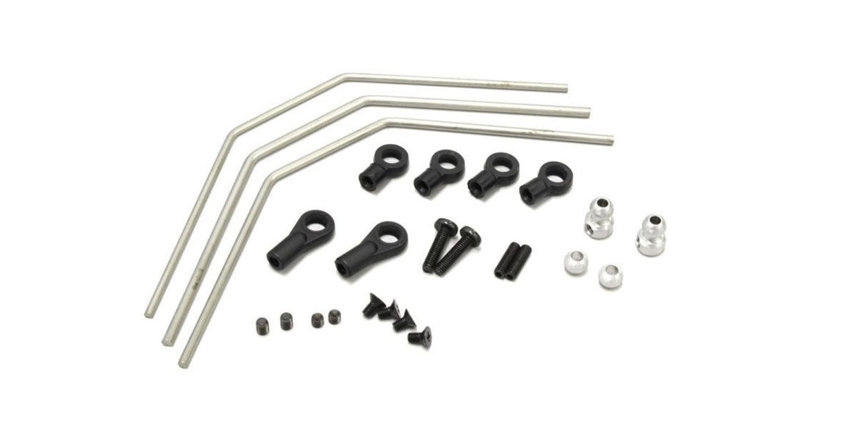 Kyosho Neo/ST-RR/777 FR Stab front stabilizer set for improved RC vehicle stability and handling in high-speed maneuvers.