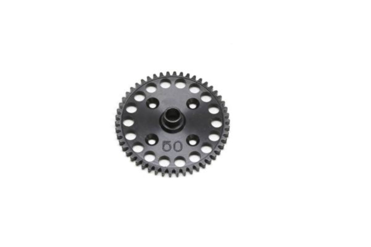 Premium Kyosho 50T lightweight spur gear for optimal speed, performance, and durability in RC cars.